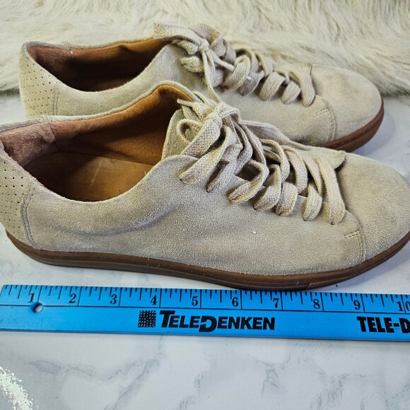 Selected Homme Men's Tan Suede Leather Oxford Lace Up Shoes EU 41/US 8 - Picture 3 of 9